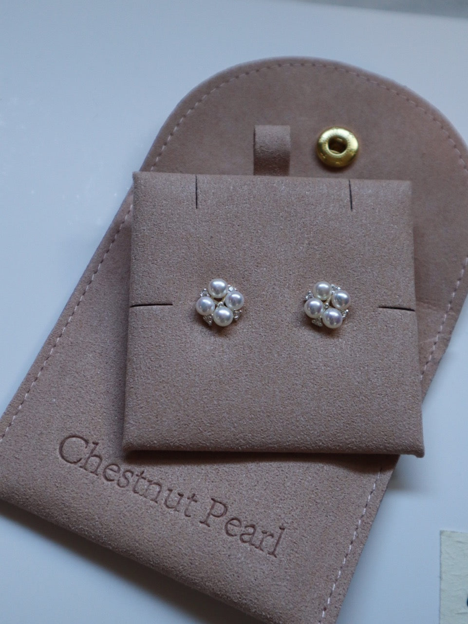 Four-Leaf Clover Stud Earrings