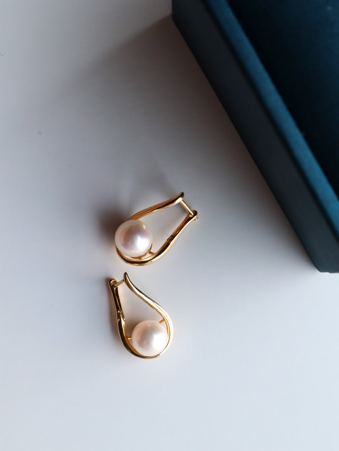 Layered Mismatched Earrings with Freshwater Pearls