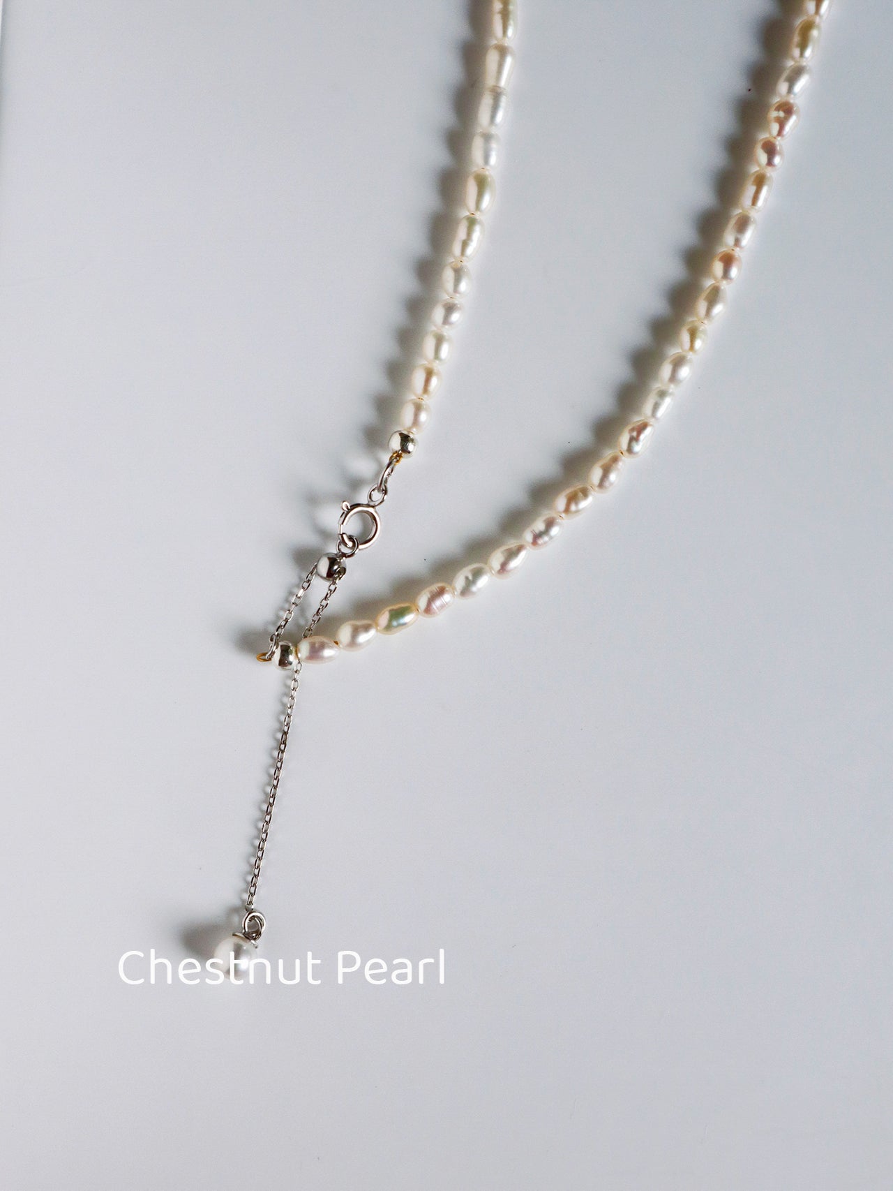 Dainty Rice Pearl Necklace