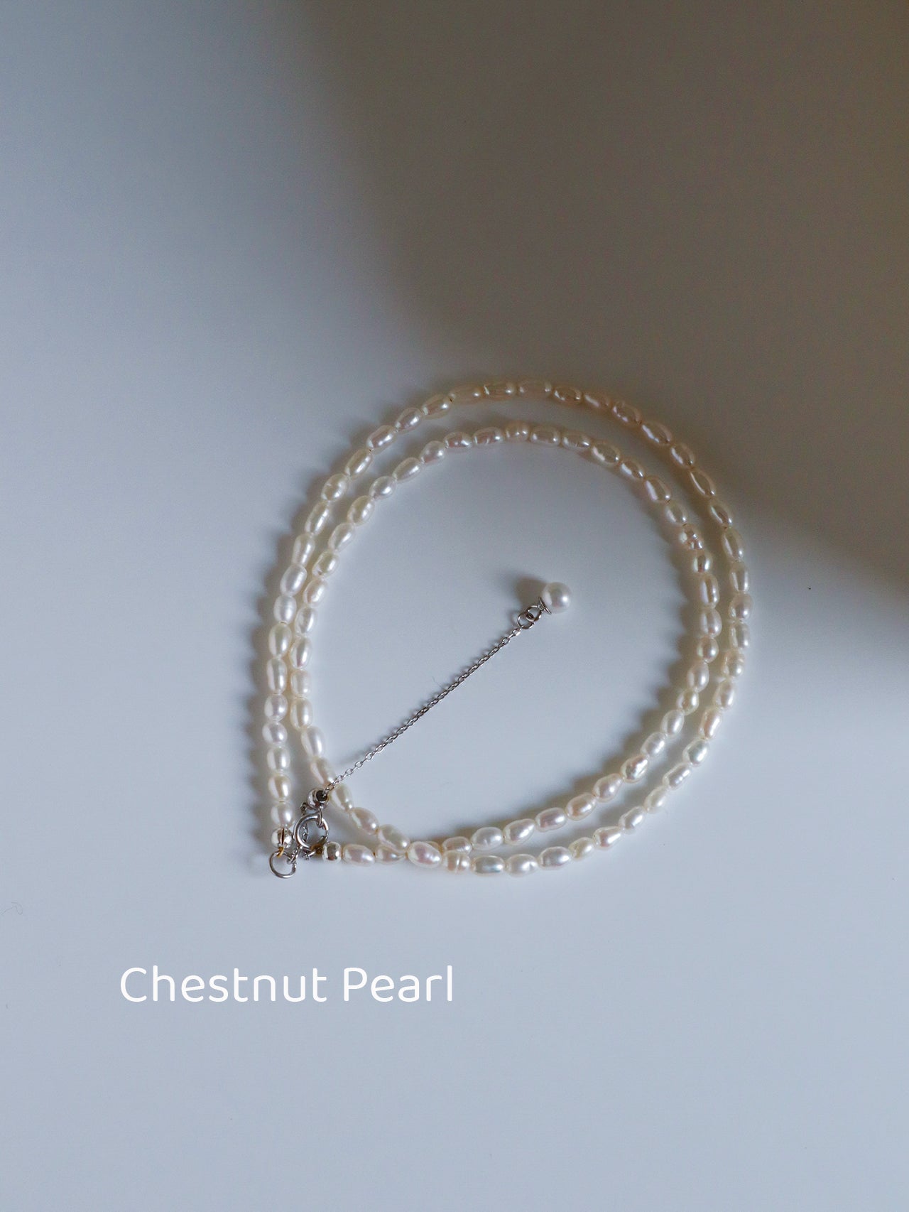 Dainty Rice Pearl Necklace