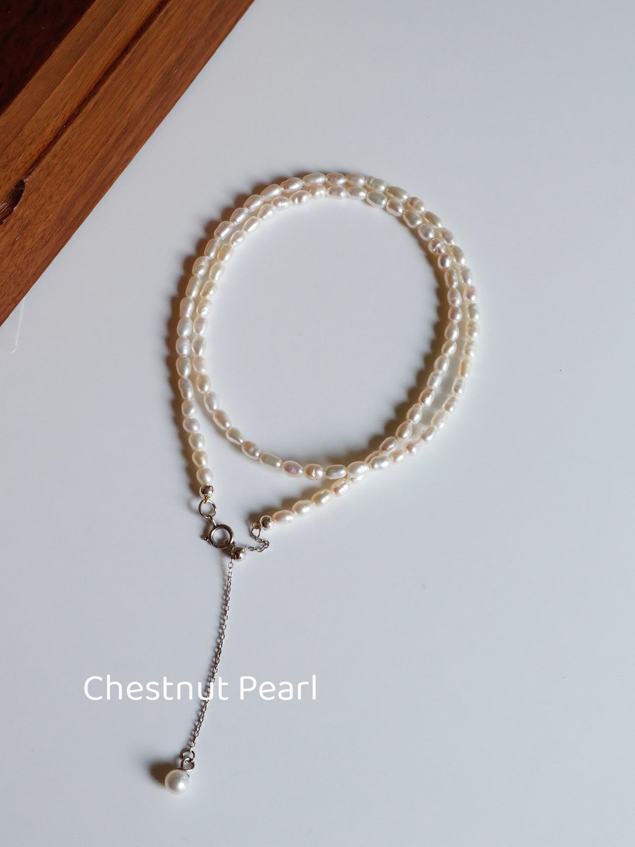 Dainty Rice Pearl Necklace