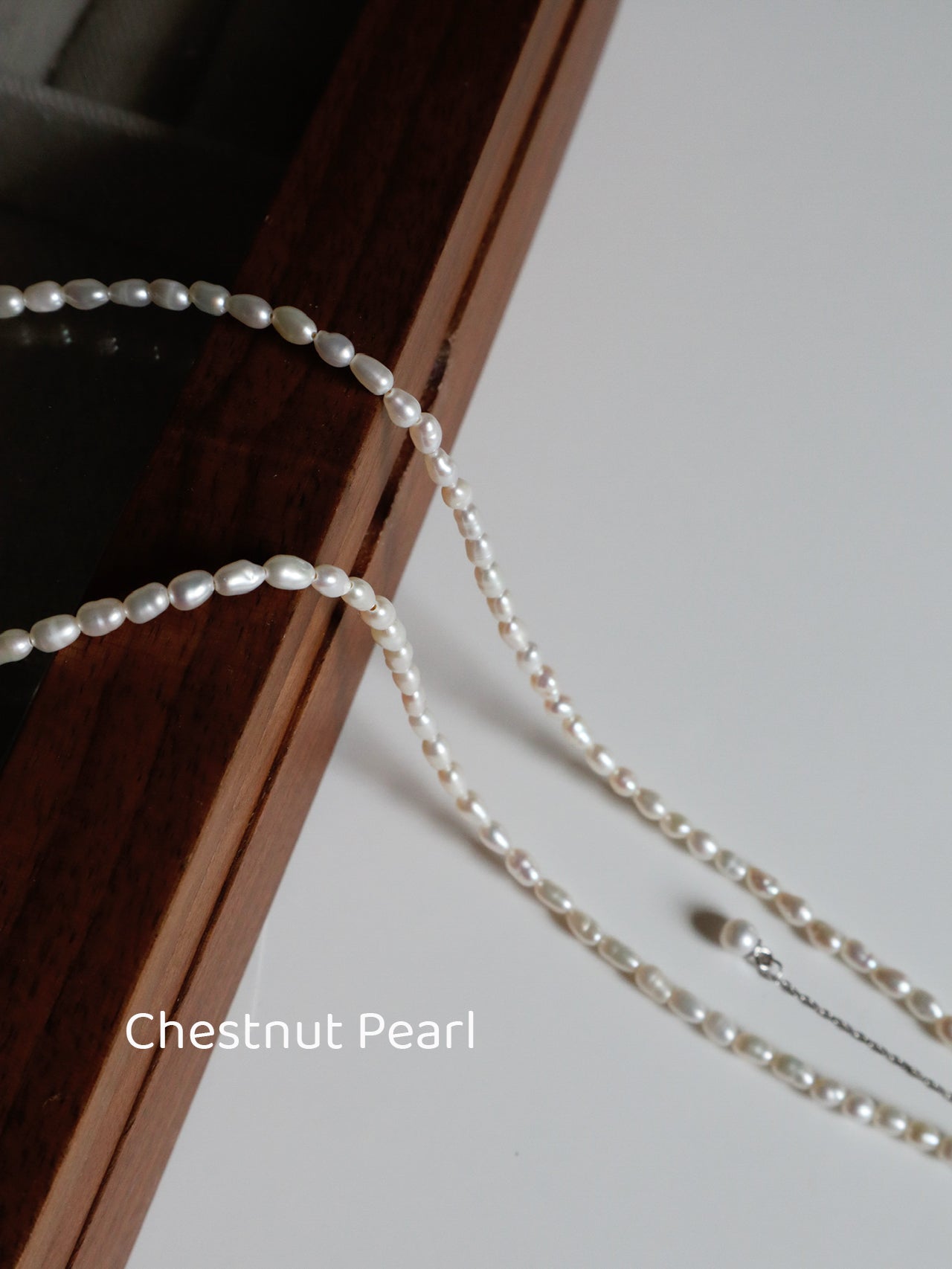 Dainty Rice Pearl Necklace