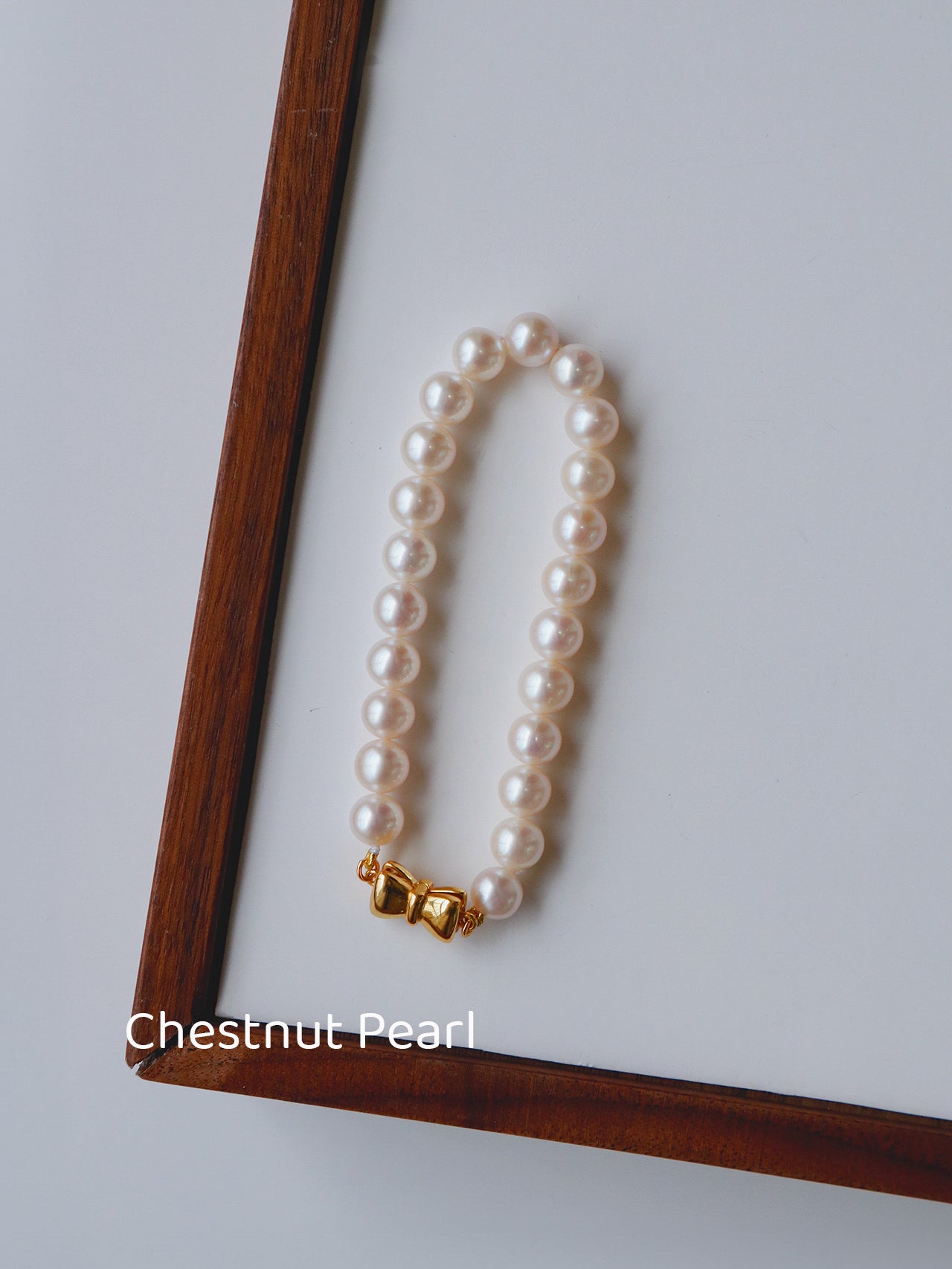 Bow Pearl Bracelet 6-7mm