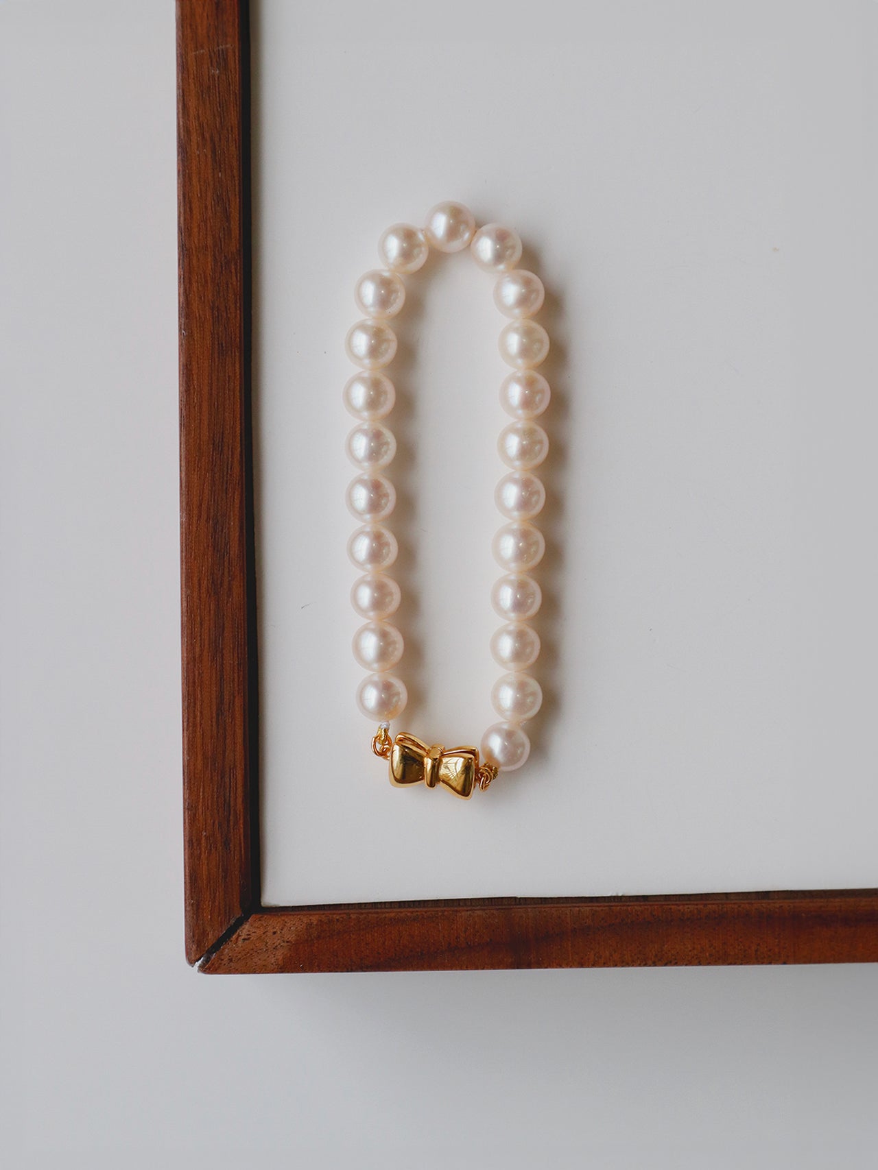 Bow Pearl Bracelet 6-7mm