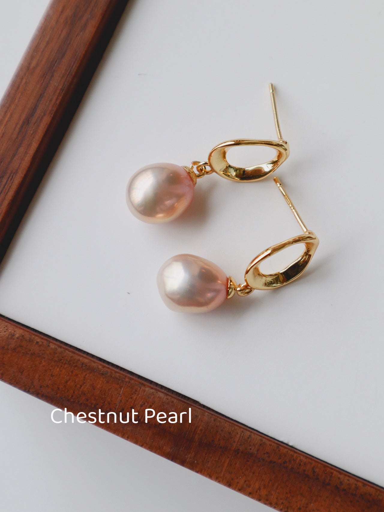 Elegance Enchanted: Natural Lavender Pearl Earrings with Sterling Silver Accents