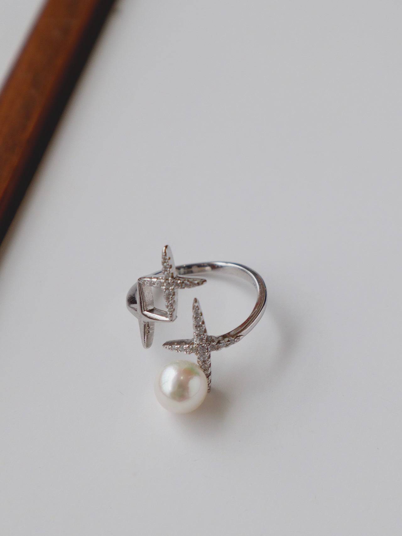 Final Sale: Starry Nights Akoya Pearl Ring