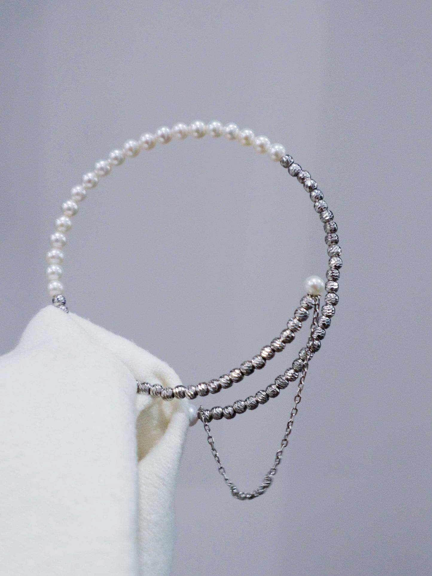 Silver Baby Pearl Bracelet