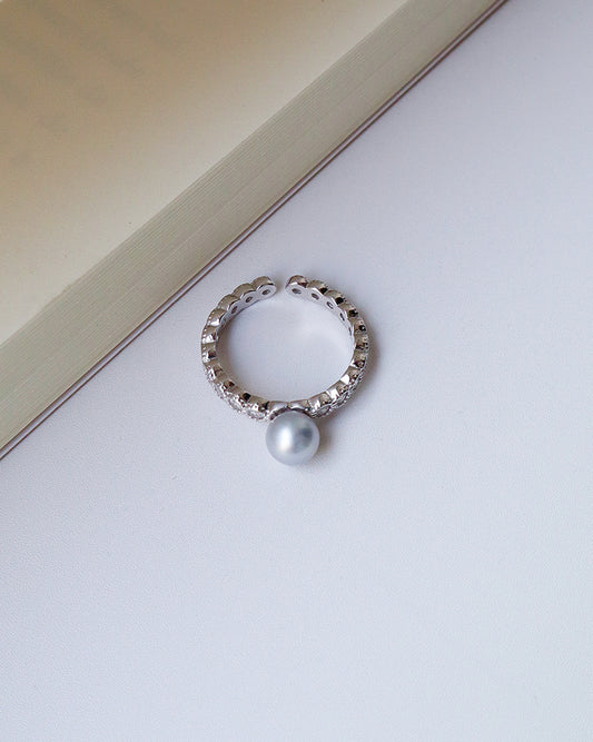 SEAWATER PEARL ADJUSTABLE RING