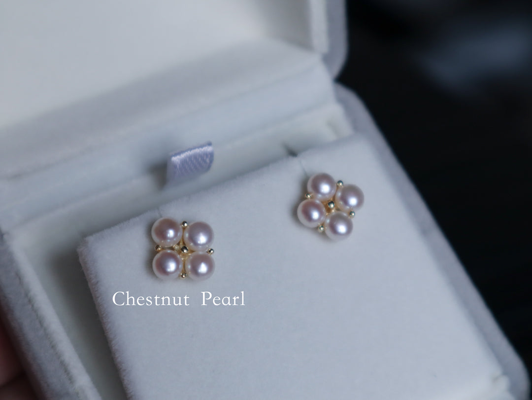 Four-Leaf Clover Stud Earrings