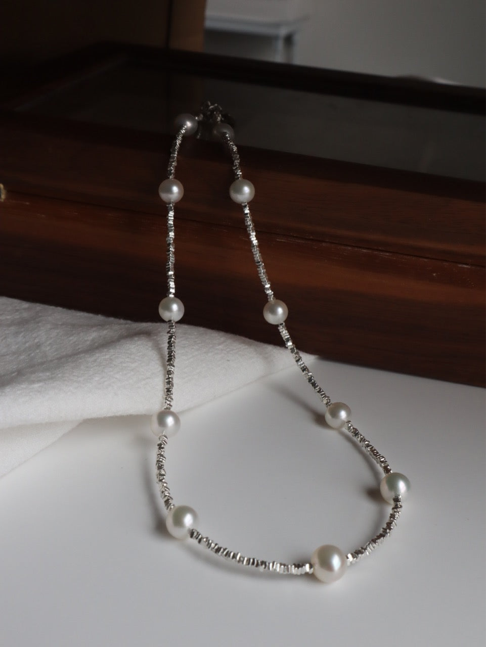 Silver Stardust Necklace