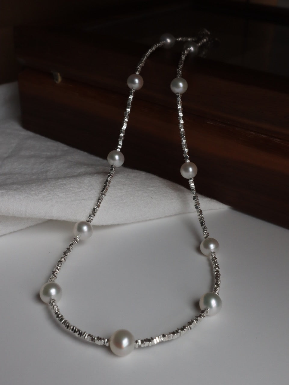 Silver Stardust Necklace