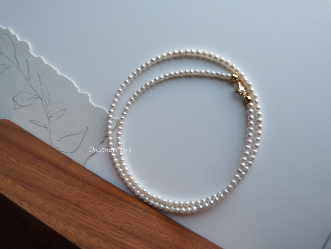 2-3mm Baby Freshwater Pearl Necklace