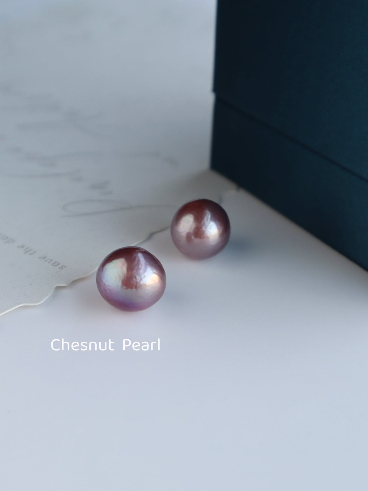 Lavender Baroque Pearl Earrings with Sterling Silver Studs