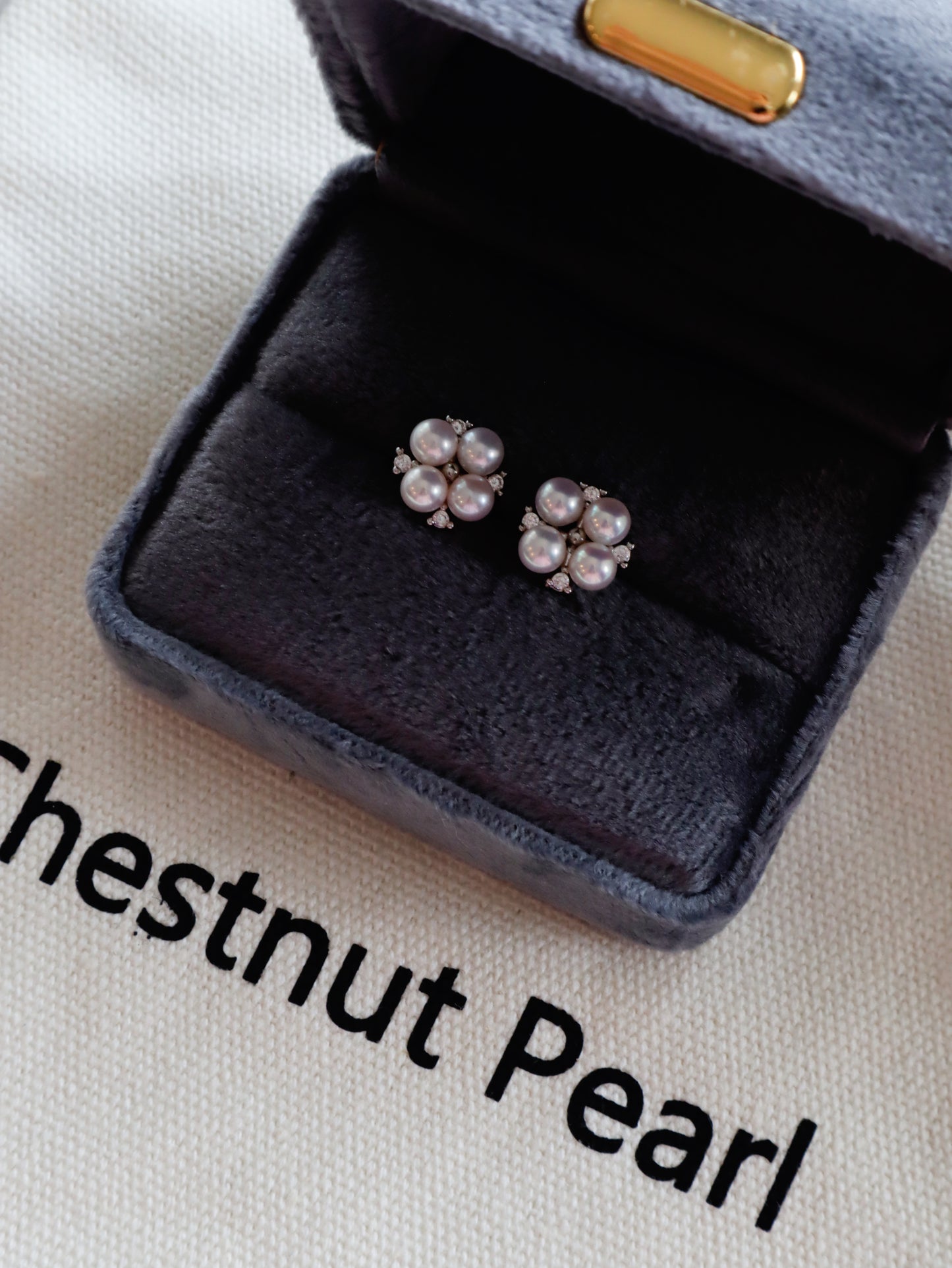 Four-Leaf Clover Stud Earrings